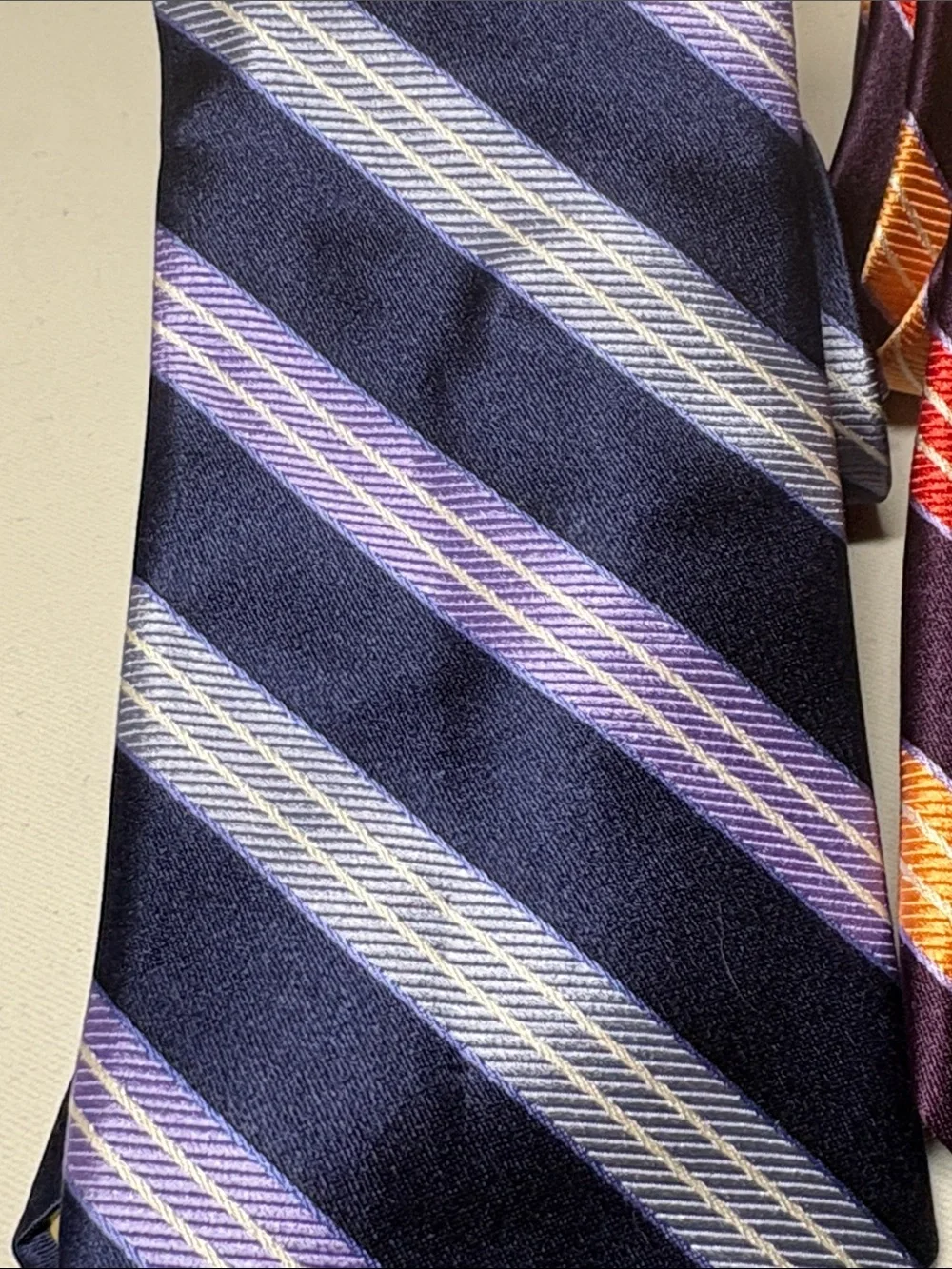 Ike Behar Silk/Cotton and Silk Patterned Ties